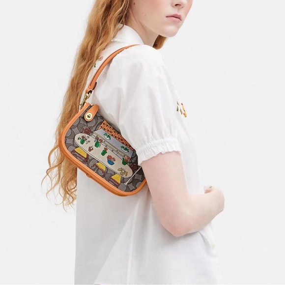 Coach CK480 Coach X Observed By Us Swinger Bag 20 In Signature Jacquard - Picture 2 of 2